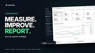 Measure, Improve & Report Your AI Visibility with Rankscale AI