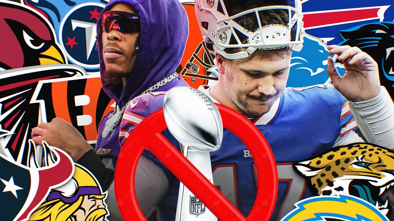 Os 12 times que NUNCA ganharam o Super Bowl e PORQUÊ!