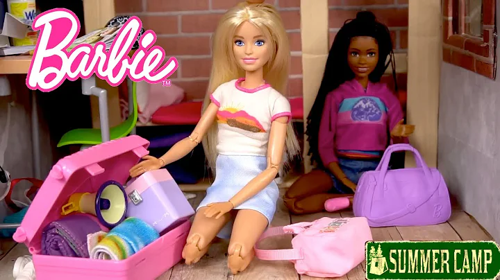 Barbie Doll Family Packing for Summer Camp & Outdoor Adventures