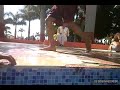 Granth in swimming pool