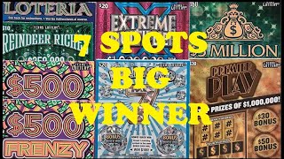 FOUND 7 SPOTS BIG WINNER PLUS A MULTIPLIER IN ANOTHER TICKET! Texas Lottery Scratch Offs🤑🍀🔥
