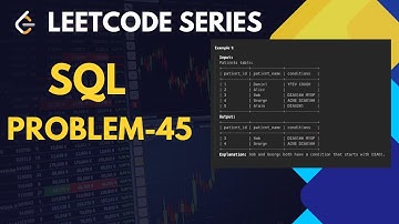 1527. Patients With a Condition | SQL | LeetCode | #leetcodesql