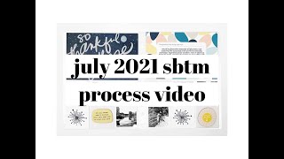 Cheers Jess - July 2021 Stories By The Month Process Video