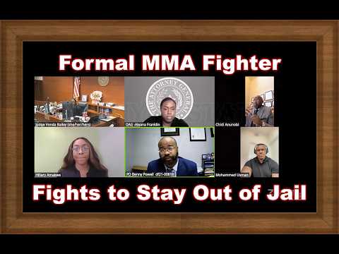 Former UFC/MMA Fighter Has To Fight To Stay Out Of Jail Due To 50K Child Support. Contempt Hearing