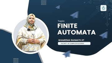 FINITE AUTOMATA- Computer Science