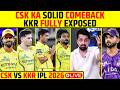 🔴CSK VS KKR IPL 2026 LIVE: CSK KA SOLID COMEBACK, KKR KA SEASON OVER? #kkrvscsk #ipl2026