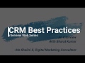 CRM Best Practices, Interview web series, Feb 2020