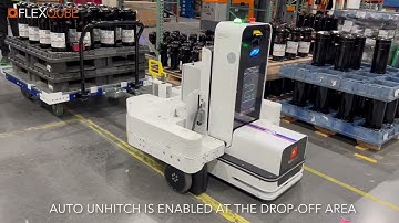 How does the FlexQube Navigator AMR couple with Load Carriers? | FlexQube