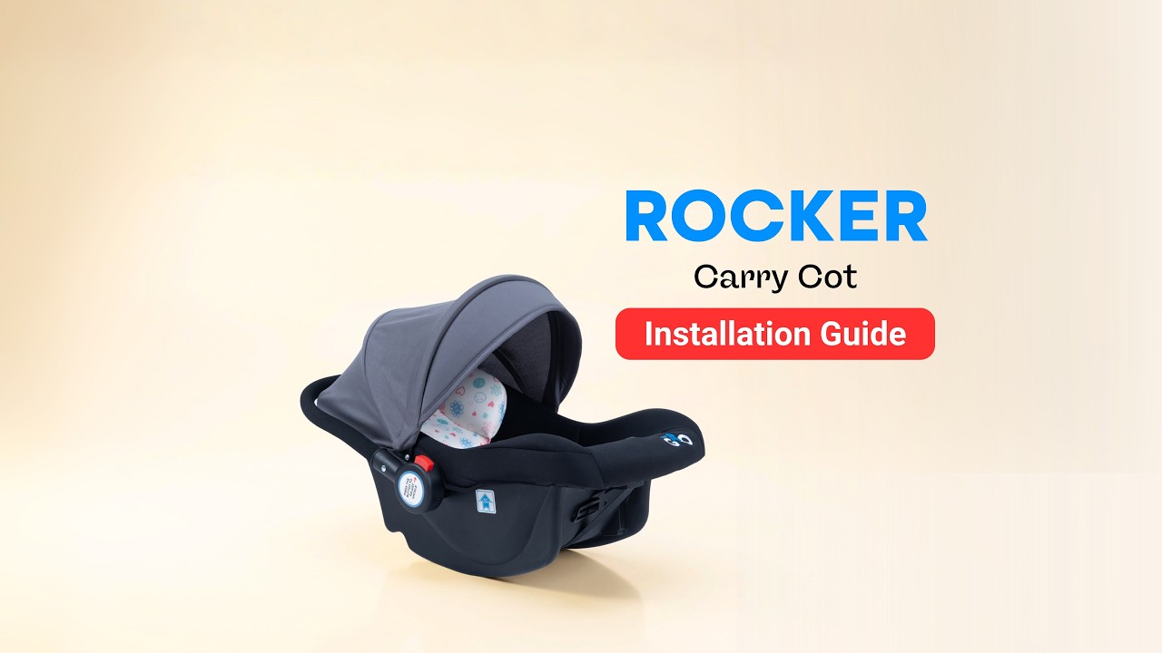 Rocker | 4 in 1 Carry Cot Quick Assembly Guide | Safe & Easy Setup for ...