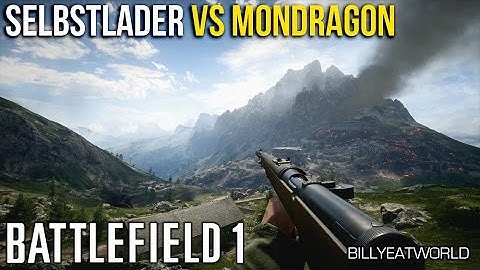 Battlefield 1 - Selbstlader M1916 vs Mondragon - What Is The Best Semi Auto Rifle?
