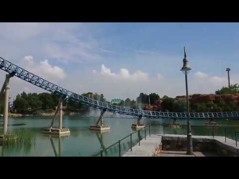 Water Fountain In Mediterrania At PortAventura World Salou May 2018