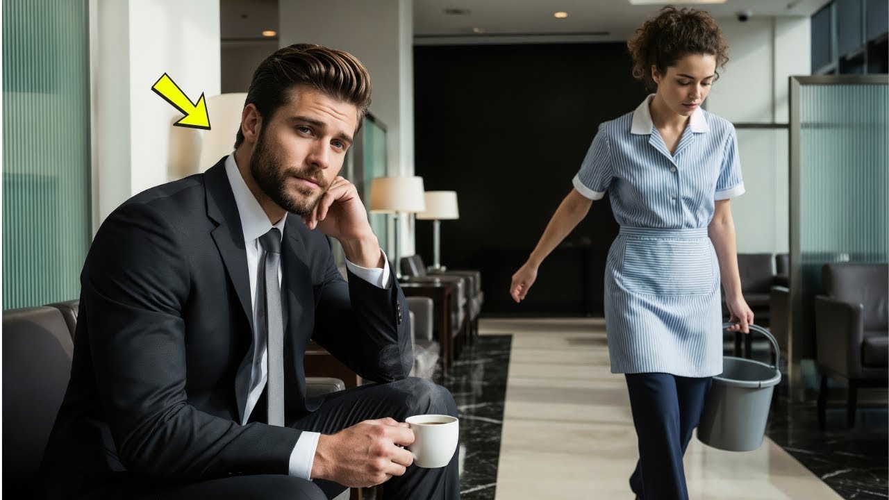 CEO a așteptat la hol în fiecare zi—dar menajera timidă nu a observat niciodată.