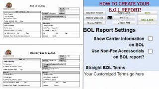 How To Get Your B.O.L. Report
