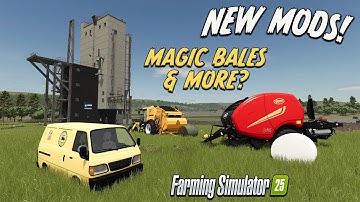 MAGIC BALES IS JUST THE BEGINNING?!! FARMING SIMULATOR 25 MOD (Review)