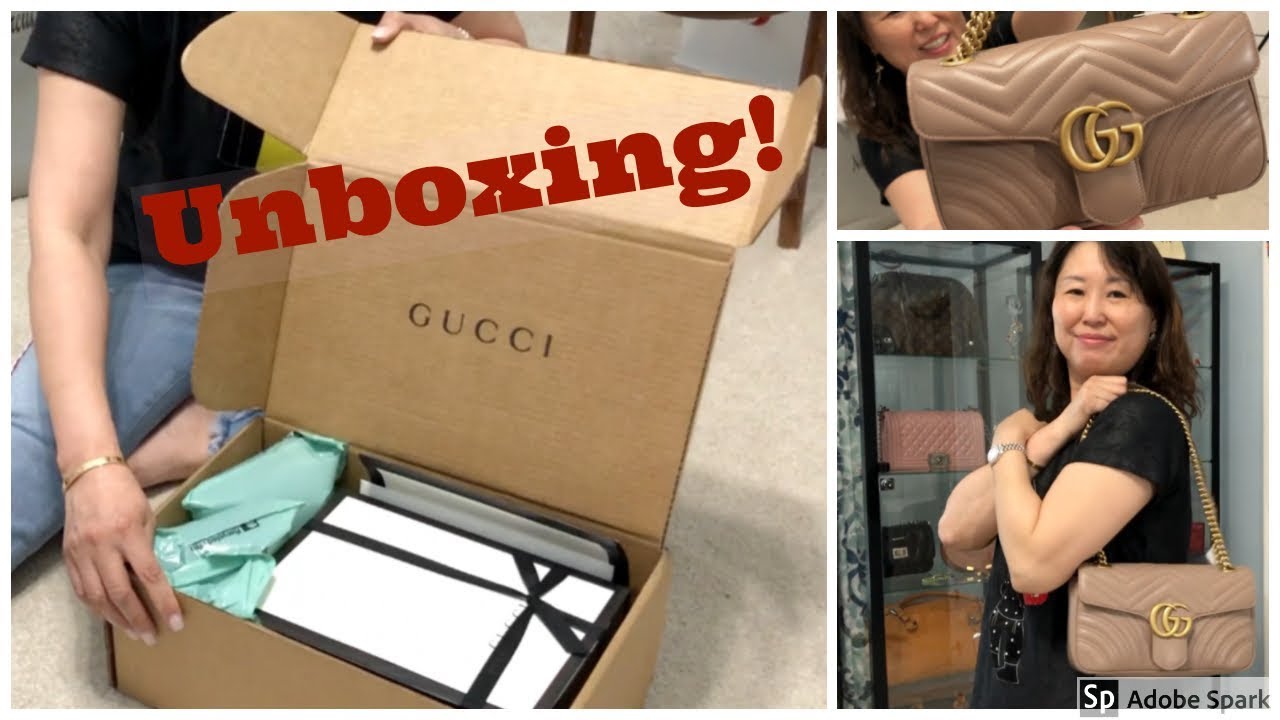 gucci marmont unboxing