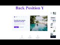 Html, css, Background Position Y.
