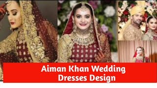 Aiman Khan Wedding Dresses
