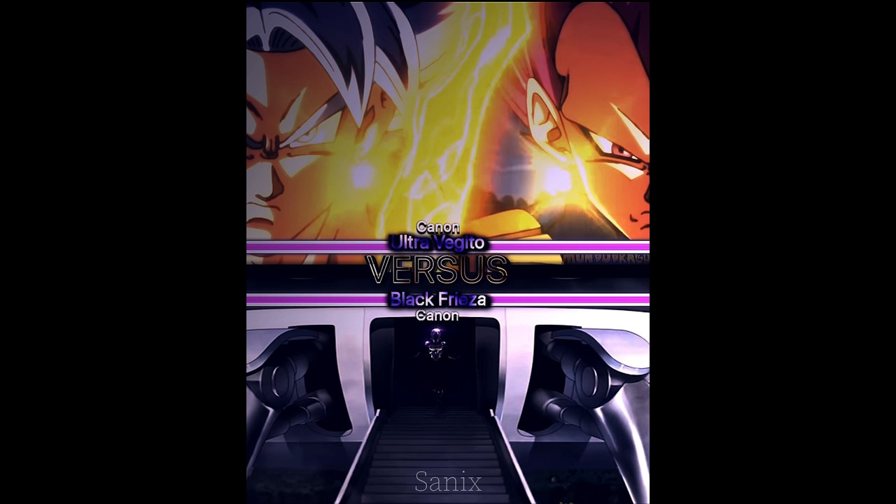 Ultra Vegito Vs Black Frieza