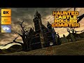 Haunted Castle 🎢 Epic VR roller coaster ride [ 360° 8K]