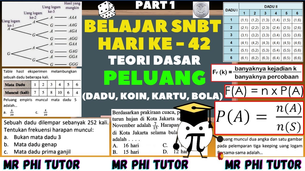 Day 42 Belajar SNBT–Lupa Tentang Peluang ? Merapat Sini (Part1) #snbt #belajaronline #utbk #snbt2026