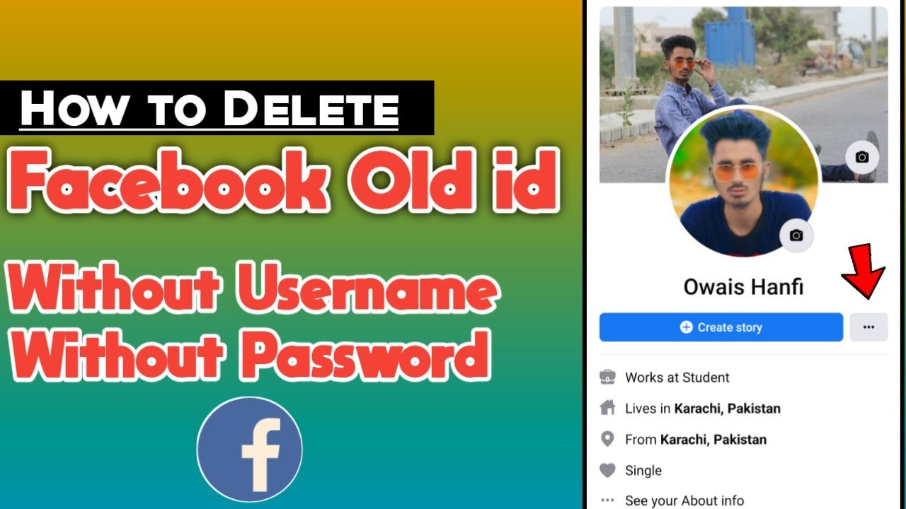 How to Delete Old Facebook id Without UserName And Password | Urdu Hindi