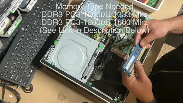 Upgrading or Replacing Memory for #HP #Compaq #Elite8300 Small Form Factor PC.