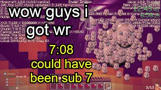 The most disappointing WR of all time | Random Seed Glitched in 7:08 [Former World Record]