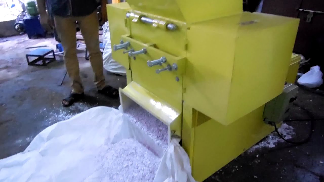 plastic grinding equipment plastic waste grinder machine
