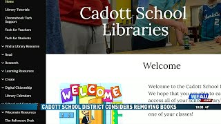 School District of Cadott considers removing some books