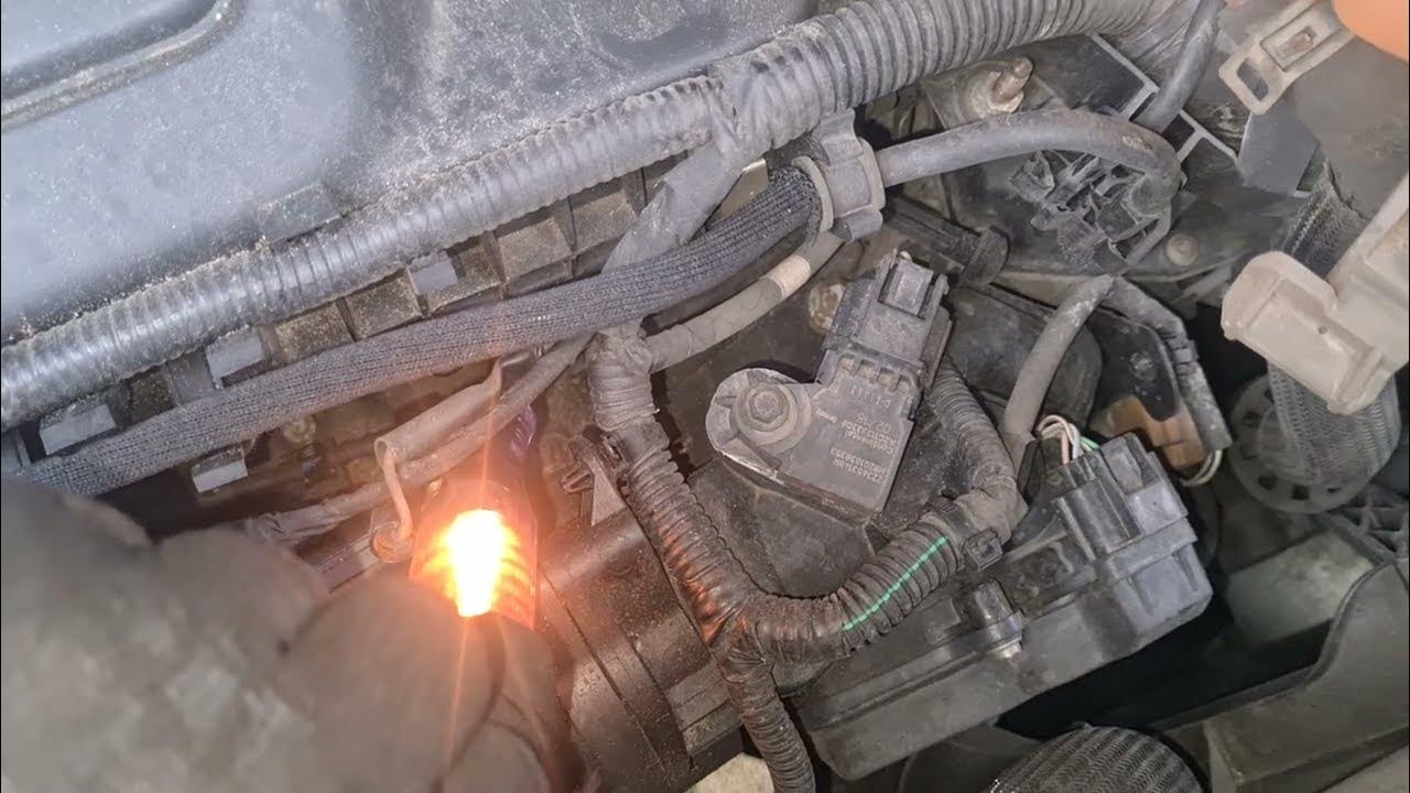 Glow Plug Test With 12v Bulb Circuit Tester - YouTube