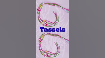 🎀 DIY Thread Tassel | Easy Cotton Thread Tassel for Jewelry & Home Décor #tassels #tasselsmaking