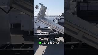 All Electric Zero Emissions Workhorse W4 CC Dump Truck.