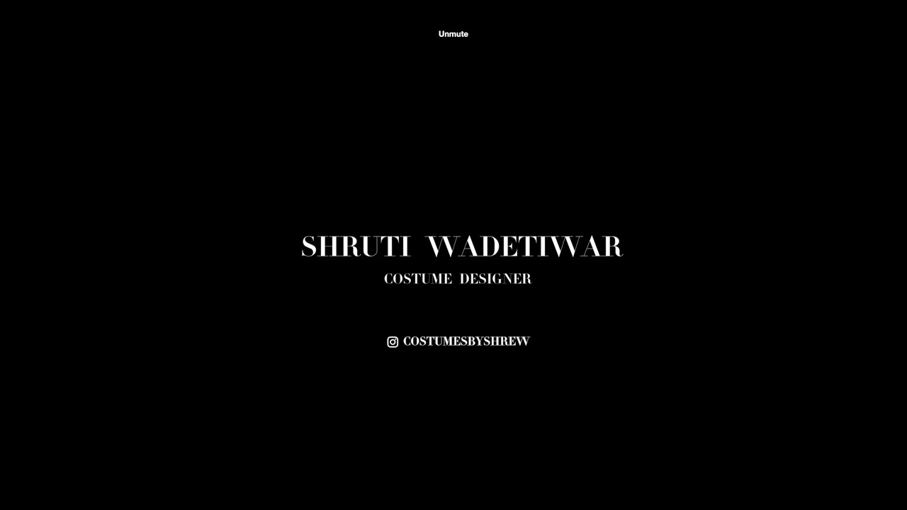 Shruti W. Costume Designer Showreel