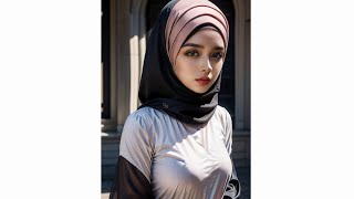 [4K] Ai Lookbook Model Hijabi Girl Video | Ai Art - Lookbook Hijabi Model