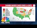 Covid-19 Cases On The Rise In 11 States | NBC News NOW