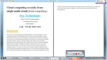 Cloud computing security from single-multi cloud