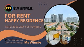FOR RENT HAPPY RESIDENCE APARTMENT - IN DISTRICT 7 PHU MY HUNG. CONTACT MS WINNIE 0902.823.622