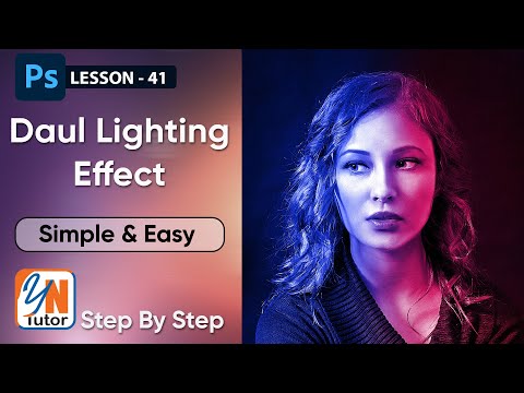 Dual Lighting Effect in Photoshop Exercise No. 41 | YN Tutor | photoshop tutorial for beginners