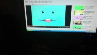 Nick Jr Face Says Everything Twice