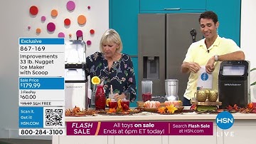 Improvements 33 lb. Nugget Ice Maker with Scoop