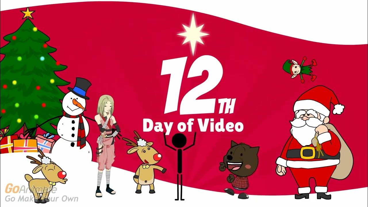 12 Days Of Video GoAnimate Video Holiday Card 2013 (REUPLOAD) YouTube