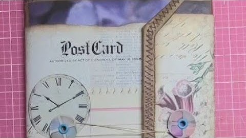 P 3 Create a Folio with a brown paper bag and lots of junk mail