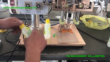 semi automatic plastic bottle capping machine prices four wheels screw tightener suppliers