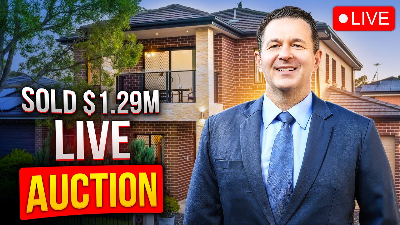LIVE Property Auction in Minto | Intense Bidding War Hits $1.29M | 2A Sanderson Way, Minto