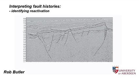 Interpreting fault histories - identifying reactivation