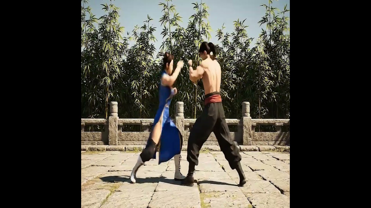 Female Tai Chi Fighter vs Shaolin Guardian-Monk - Fight-1 