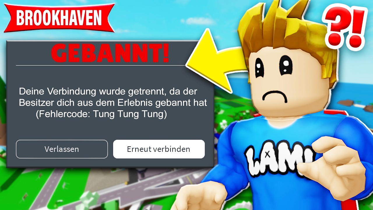 ich WURDE GEBANNT in Brookhaven! (Roblox)