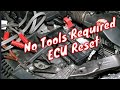 How To Reset All ECU  No Scanner No Tools Required