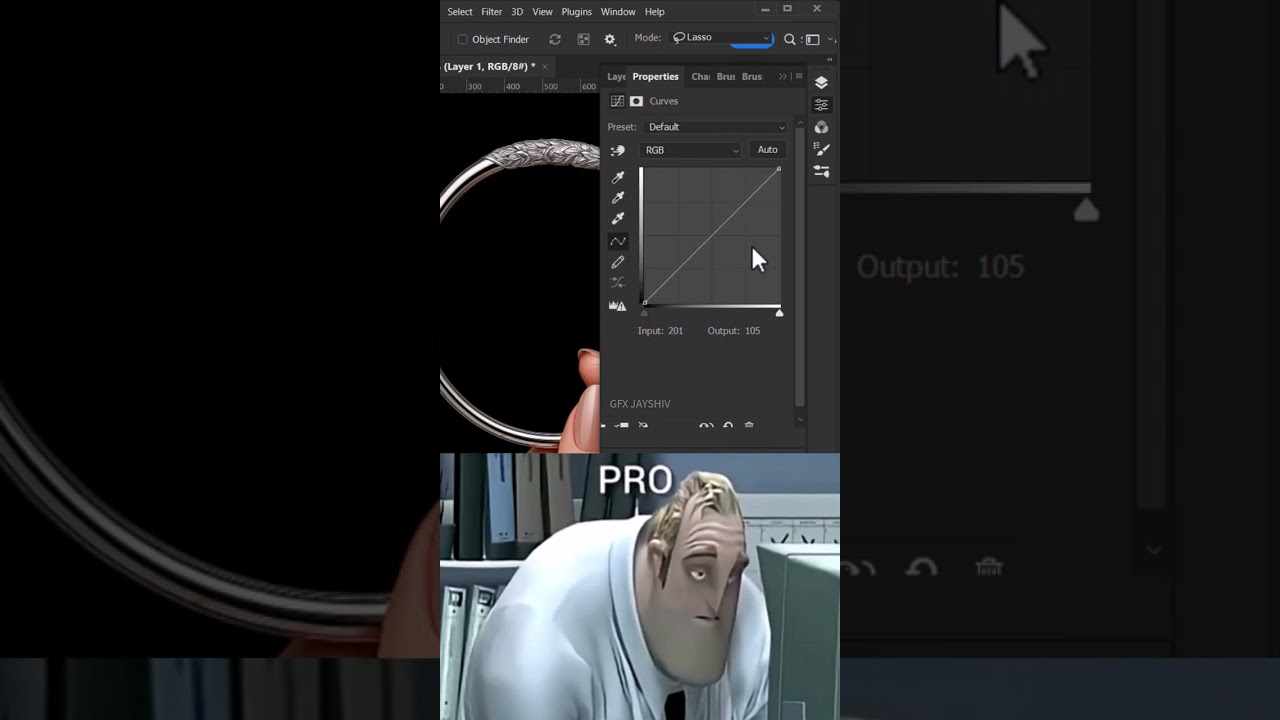 How to convert silver bangle into gold bangle easily in photoshop 2026