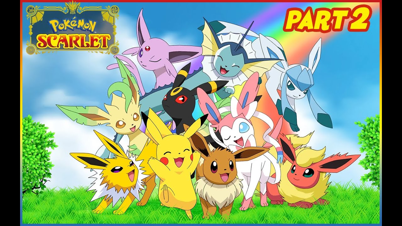 Pokemon Scarlet Part 2 - The Treasure Hunt Begins! Eevee Quest! - YouTube